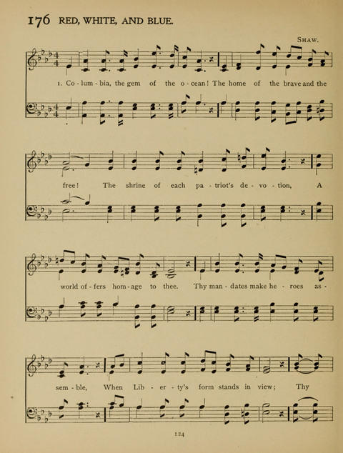 High School Hymnal: a collection of Psalms and Hymns for the use of High Schools and Seminaries page 116