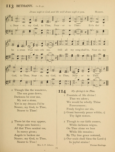 High School Hymnal: a collection of Psalms and Hymns for the use of High Schools and Seminaries page 67