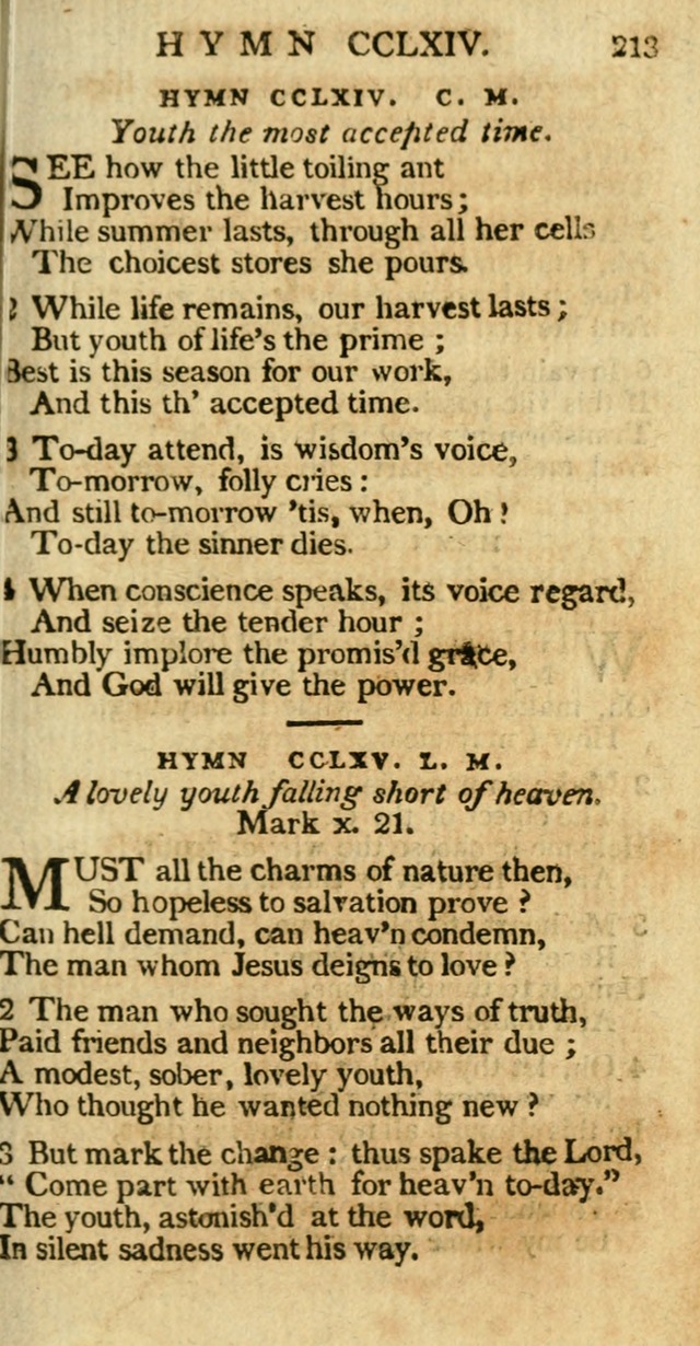 The Hartford Selection of Hymns from the most approved authors to which are added, a number never before published. page 224