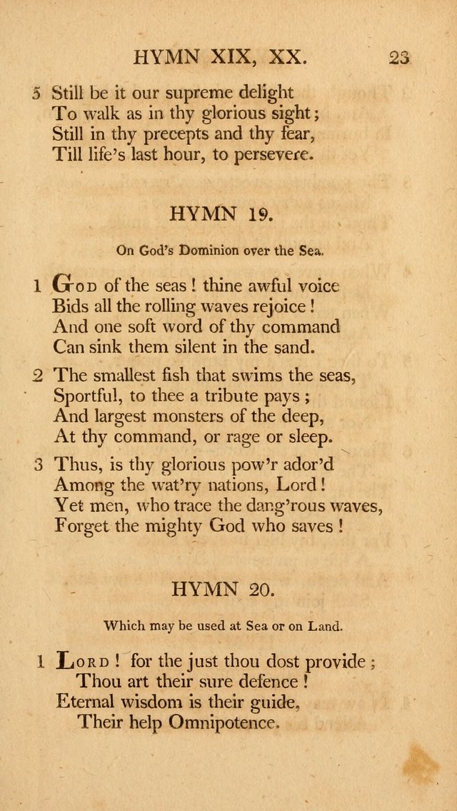 Hymns, Selected from the Most Approved Authors, for the use of Trinity Church, Boston page 24