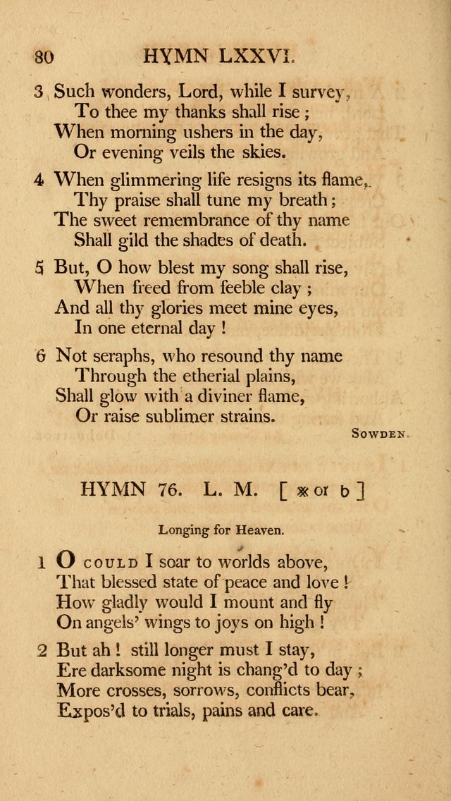Hymns, Selected from the Most Approved Authors, for the use of Trinity Church, Boston page 81