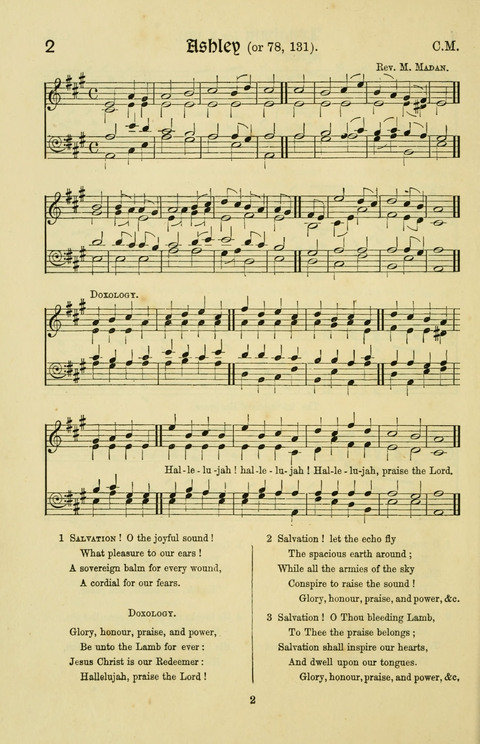 Hymns and Songs: for Mission Services and Conventions, with tunes (Enlarged ed.) page 2