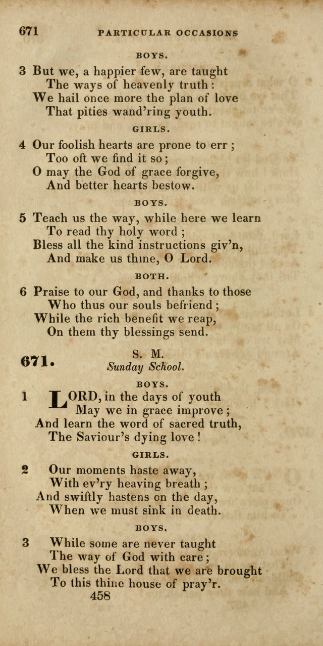 Hymns, Selected and Original, for Public and Private Worship page 462
