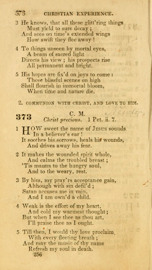 Hymns: selected and original, for public and private worship (30th ed.) page 256