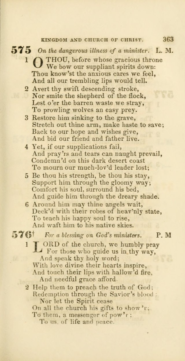Hymns: selected and original, for public and private worship (60th ed., 1st rev. ed.) page 363
