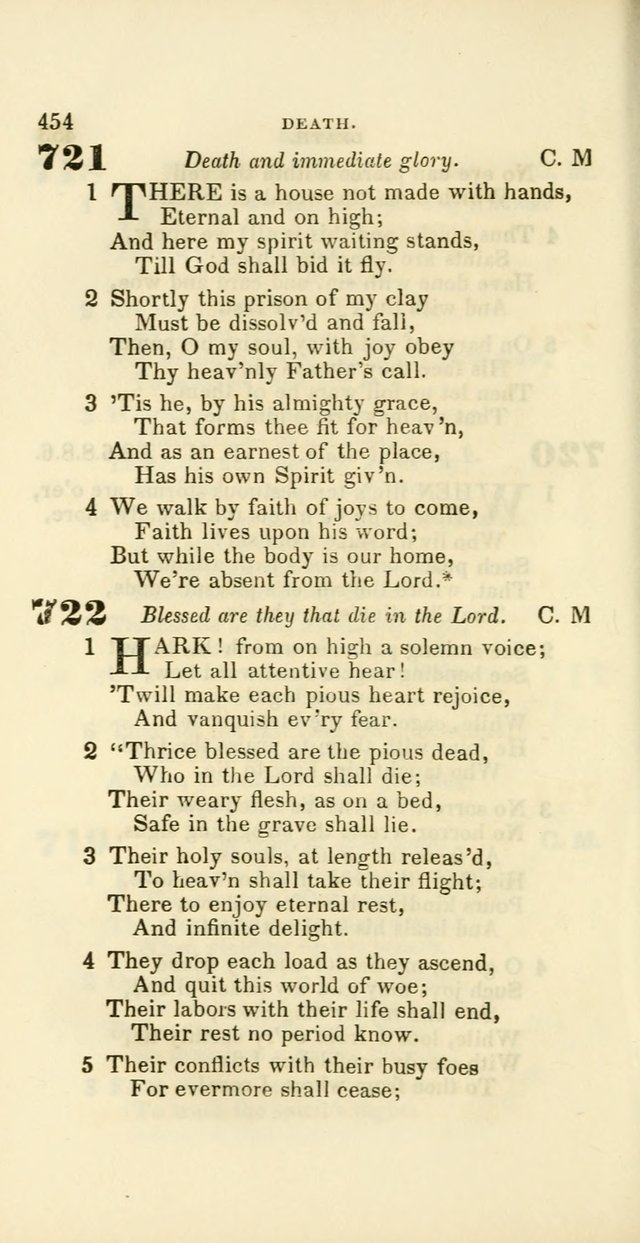 Hymns: selected and original, for public and private worship (60th ed., 1st rev. ed.) page 454