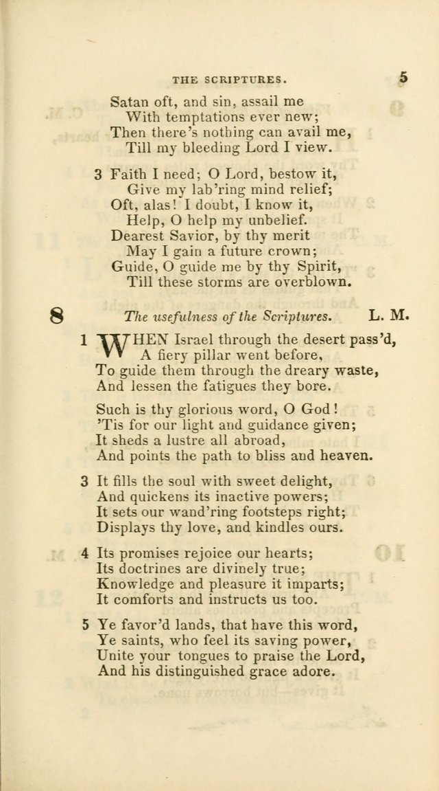 Hymns: selected and original, for public and private worship (60th ed., 1st rev. ed.) page 5