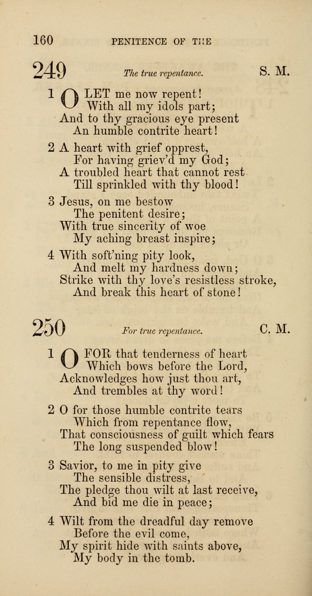 Hymns: selected and original, for public and  private worship (4th ed. 3rd rev. ed.) page 170