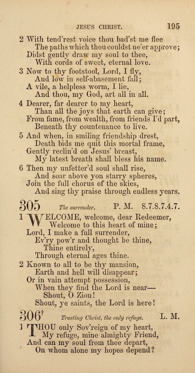 Hymns: selected and original, for public and  private worship (4th ed. 3rd rev. ed.) page 207