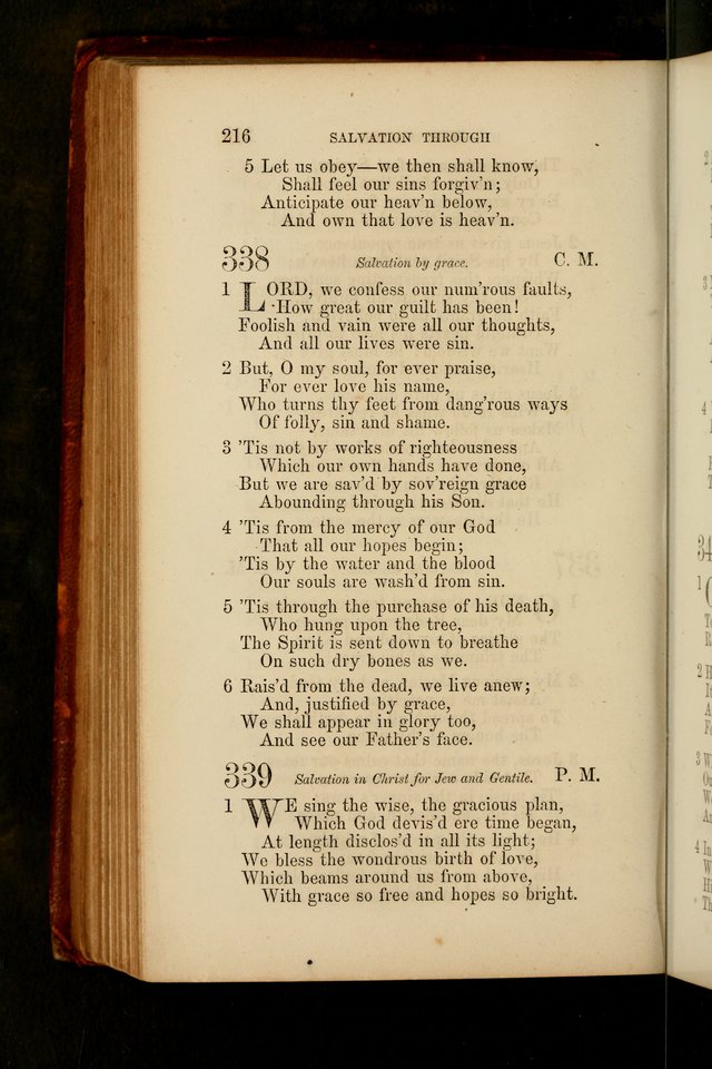Hymns: selected and original, for public and  private worship (4th ed. 3rd rev. ed.) page 232