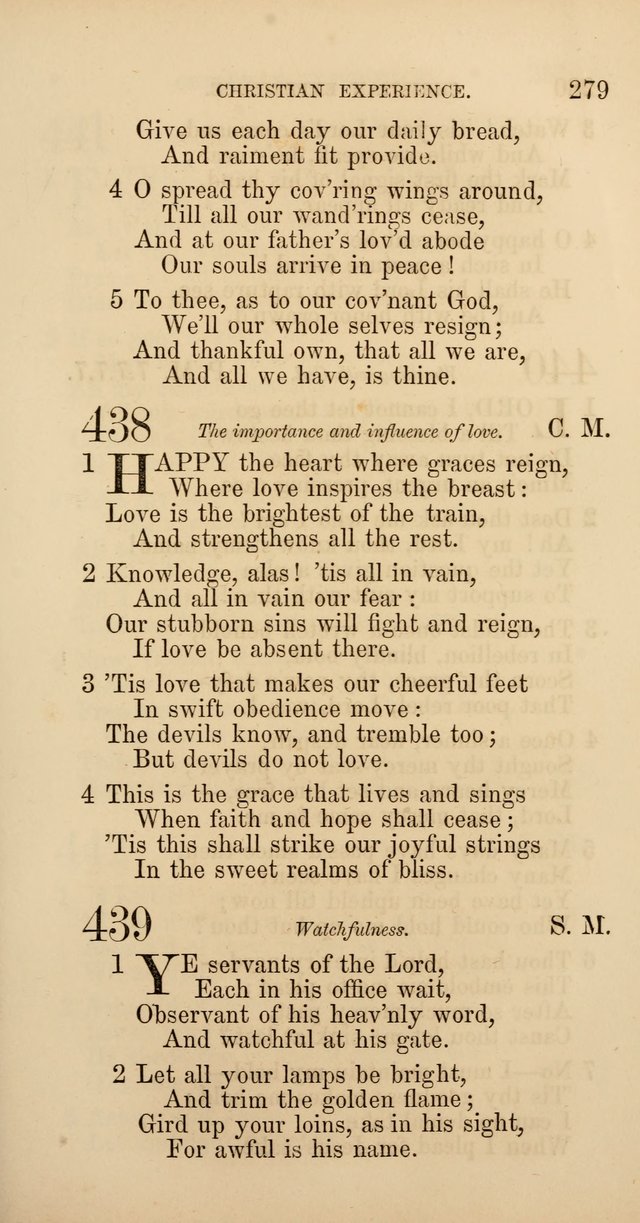 Hymns: selected and original, for public and  private worship (4th ed. 3rd rev. ed.) page 297
