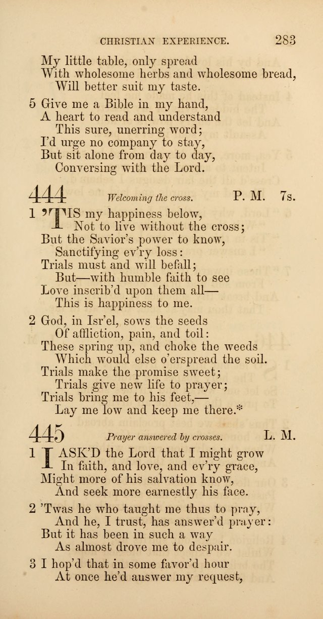 Hymns: selected and original, for public and  private worship (4th ed. 3rd rev. ed.) page 301