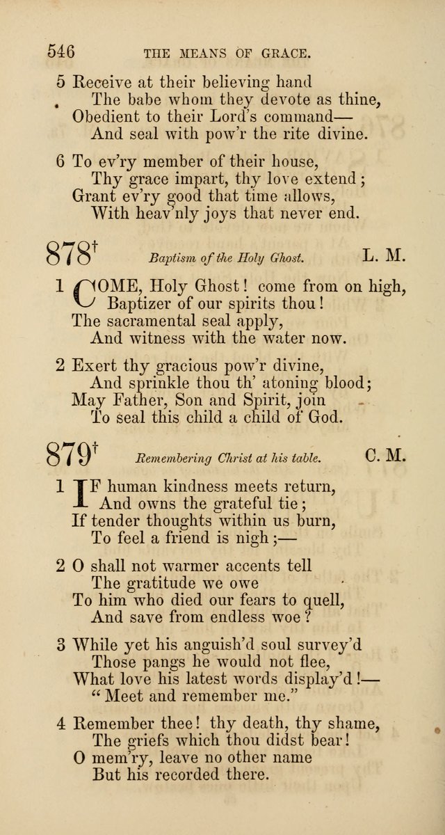 Hymns: selected and original, for public and  private worship (4th ed. 3rd rev. ed.) page 574