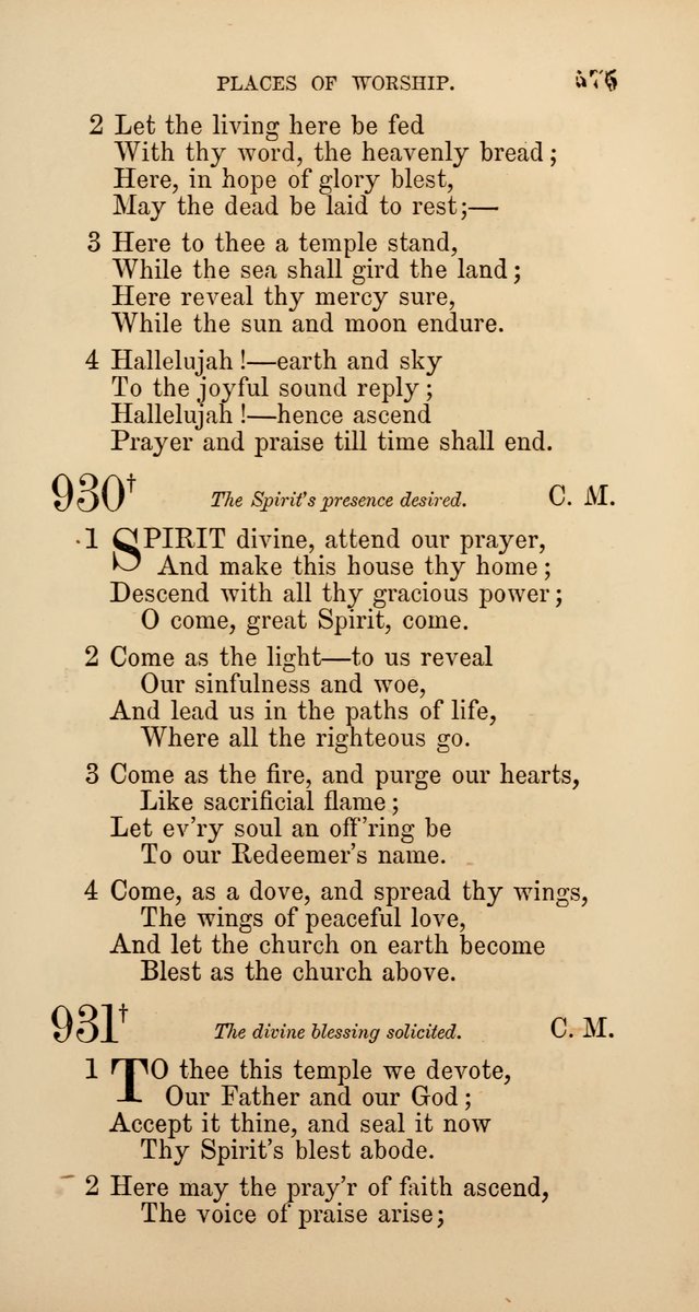 Hymns: selected and original, for public and  private worship (4th ed. 3rd rev. ed.) page 603