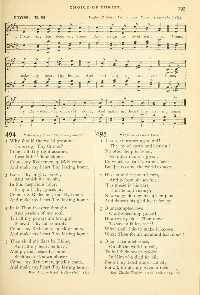 Hymns and Songs of Praise for Public and Social Worship page 197