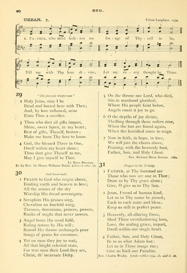 Hymns and Songs of Praise for Public and Social Worship page 20