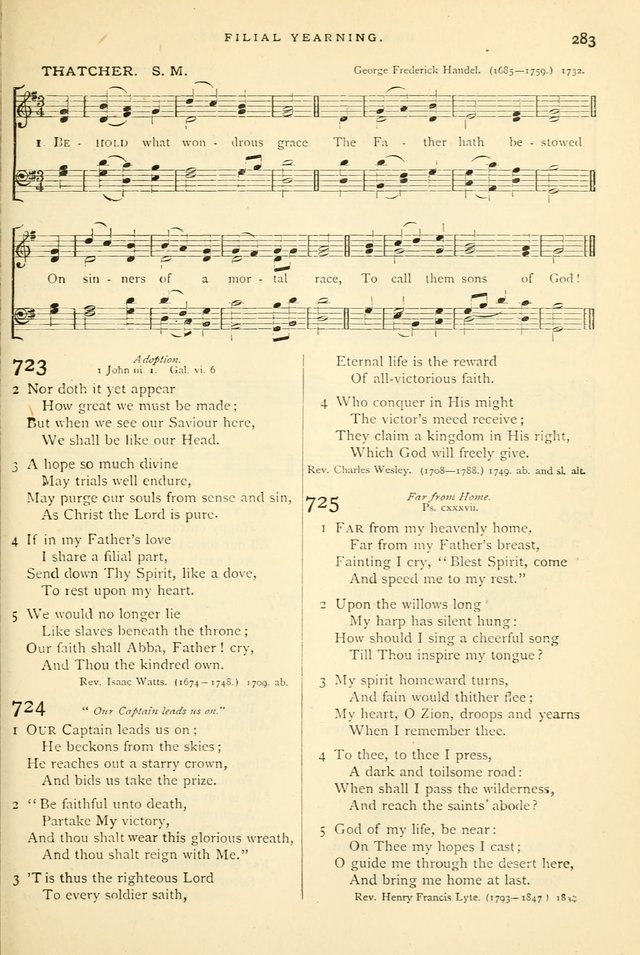 Hymns and Songs of Praise for Public and Social Worship page 287