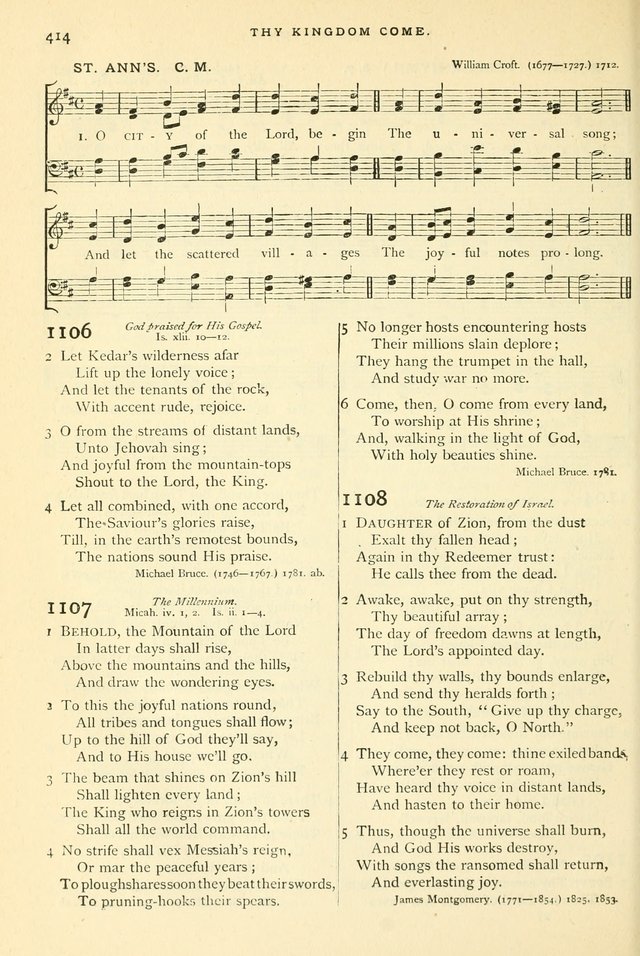 Hymns and Songs of Praise for Public and Social Worship page 422