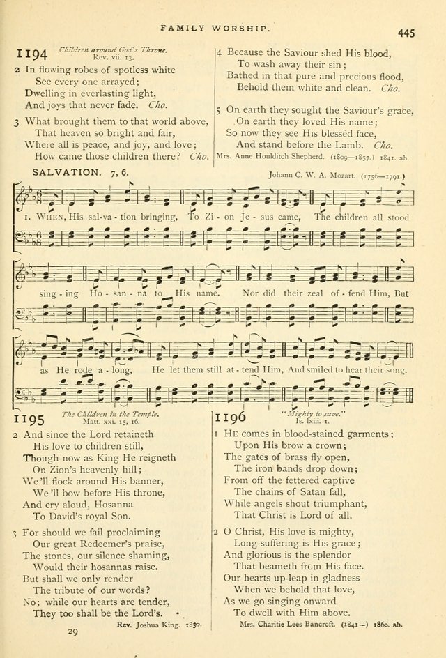 Hymns and Songs of Praise for Public and Social Worship page 453