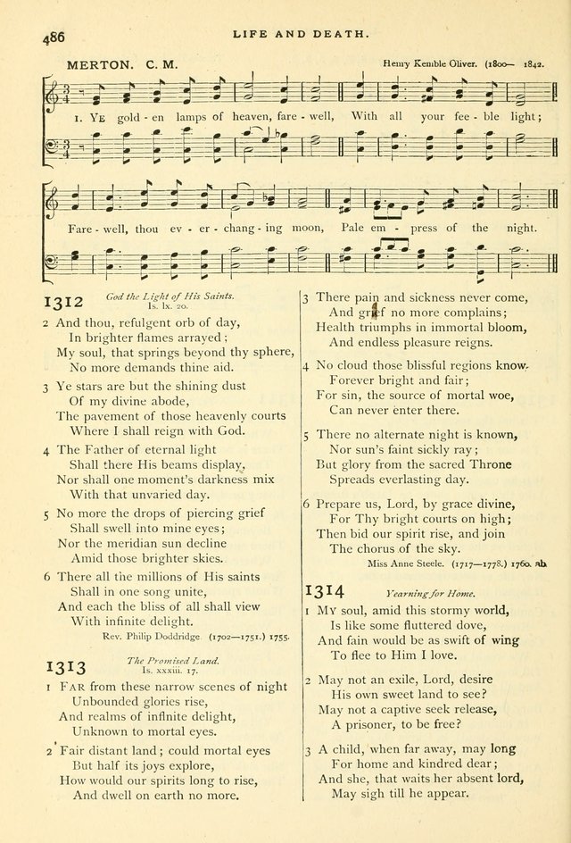 Hymns and Songs of Praise for Public and Social Worship page 494