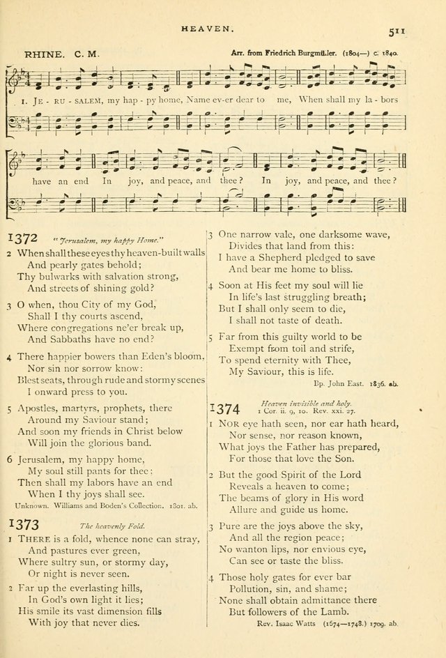 Hymns and Songs of Praise for Public and Social Worship page 525