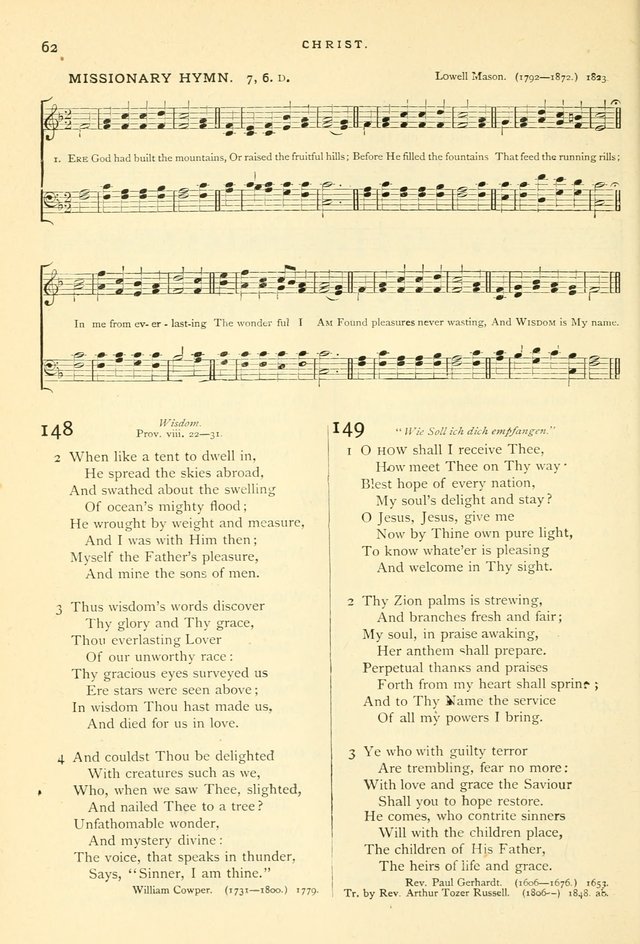 Hymns and Songs of Praise for Public and Social Worship page 62