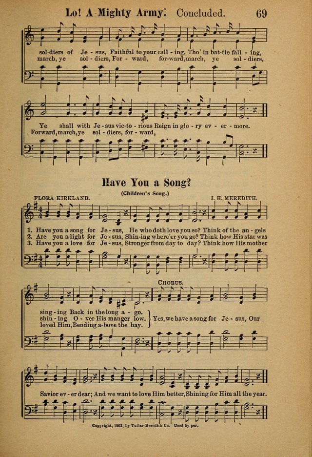 Hymns and Spiritual Songs page 69