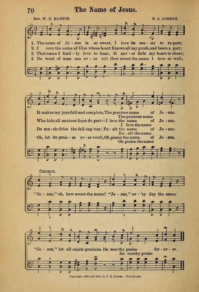 Hymns and Spiritual Songs page 70