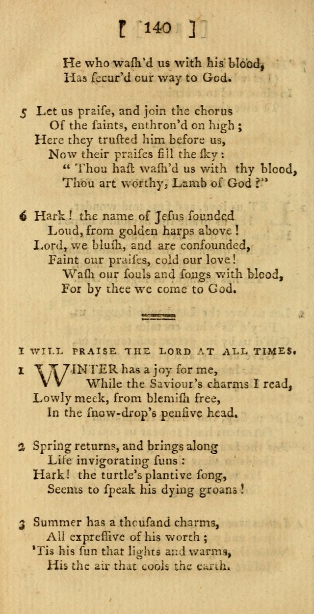 Hymns and Spiritual Songs for the use of Christians page 147