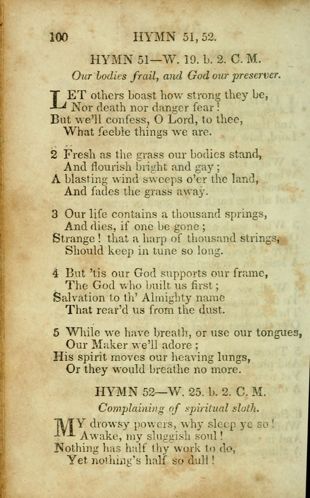 Hymns and Spiritual Songs, Original and Selected, for the Use of Christians. (8th ed.) page 101