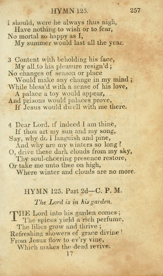 Hymns and Spiritual Songs, Original and Selected, for the Use of Christians. (8th ed.) page 262