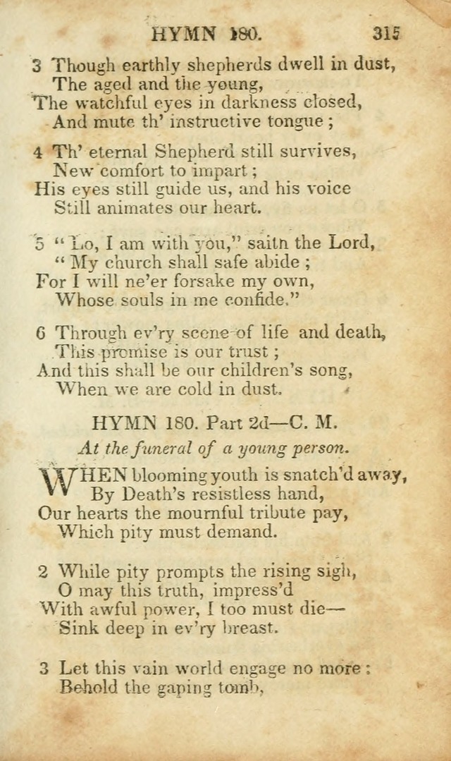 Hymns and Spiritual Songs, Original and Selected, for the Use of Christians. (8th ed.) page 322