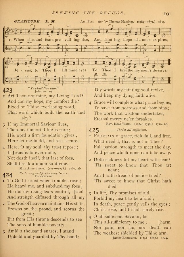 Hymns and Songs for Social and Sabbath Worship page 196