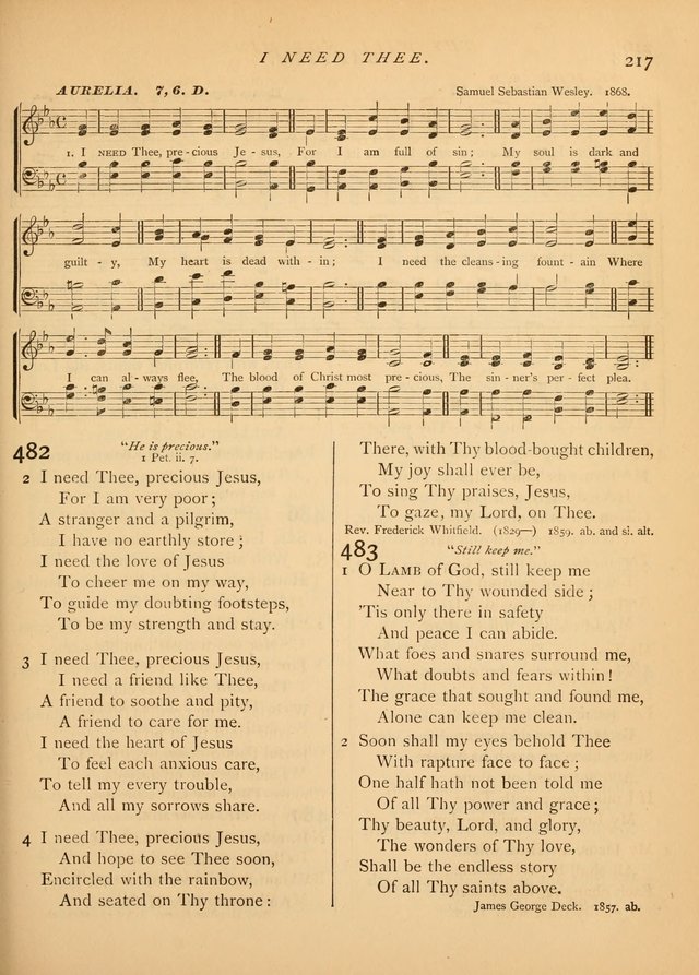 Hymns and Songs for Social and Sabbath Worship page 224