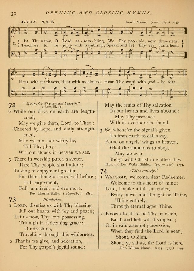 Hymns and Songs for Social and Sabbath Worship page 33