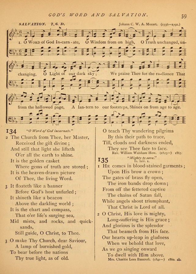 Hymns and Songs for Social and Sabbath Worship page 62