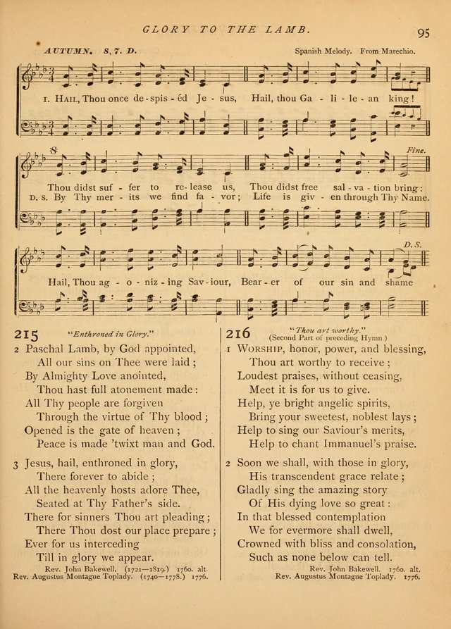 Hymns and Songs for Social and Sabbath Worship page 98