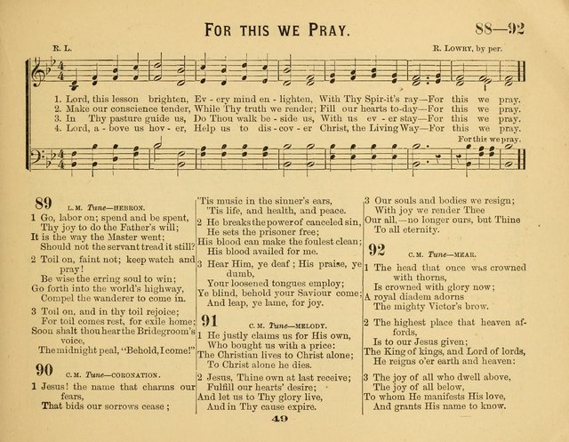 Hymn Service for the Sunday School page 49