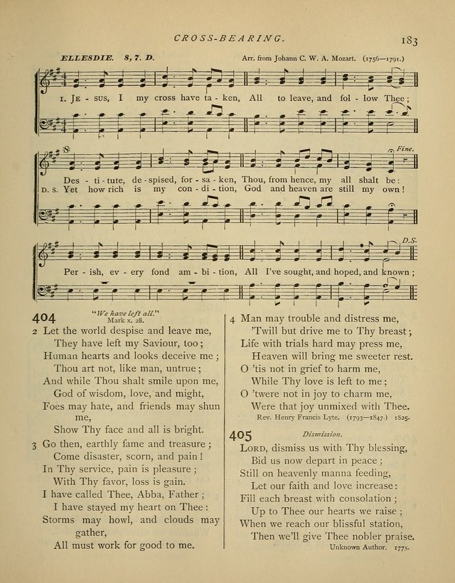 Hymns and Songs for Social and Sabbath Worship. (Rev. ed.) page 183