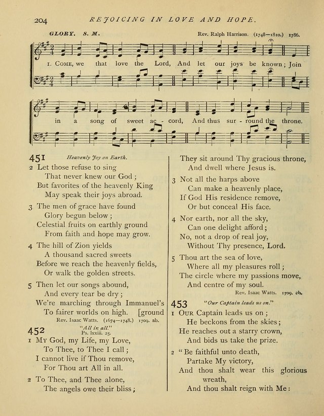 Hymns and Songs for Social and Sabbath Worship. (Rev. ed.) page 204