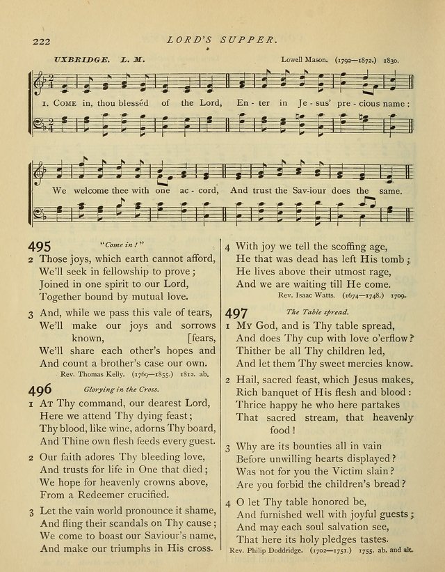Hymns and Songs for Social and Sabbath Worship. (Rev. ed.) page 222