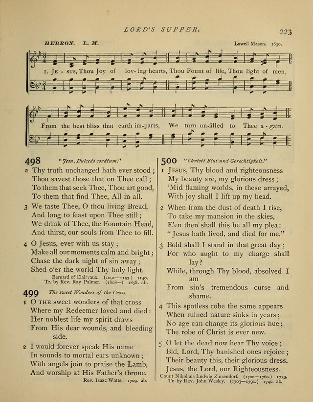Hymns and Songs for Social and Sabbath Worship. (Rev. ed.) page 223