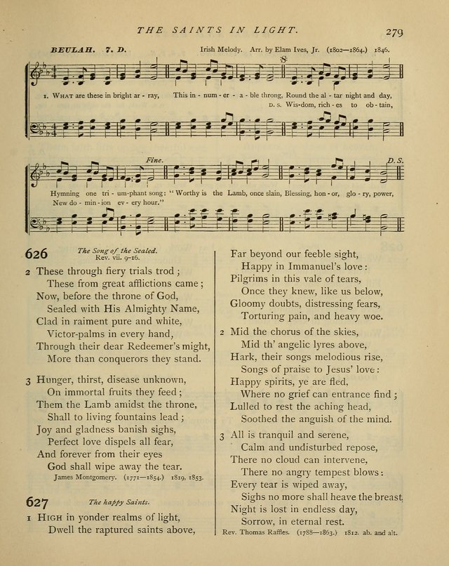 Hymns and Songs for Social and Sabbath Worship. (Rev. ed.) page 279