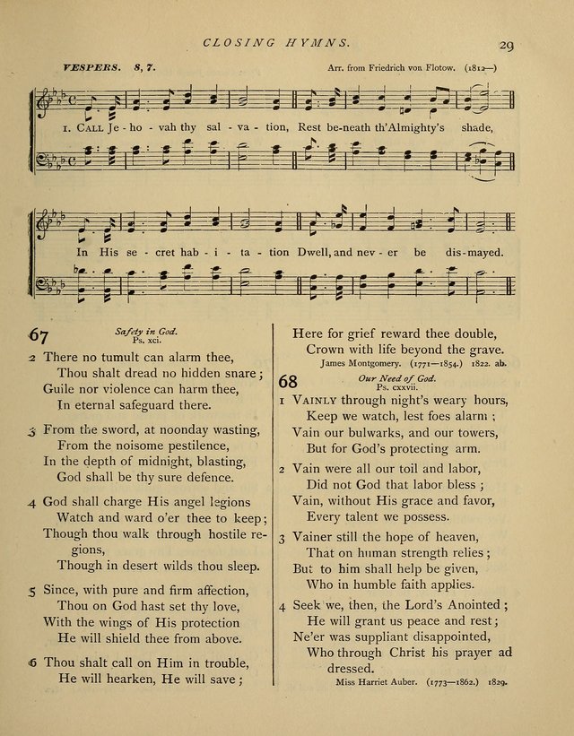 Hymns and Songs for Social and Sabbath Worship. (Rev. ed.) page 29