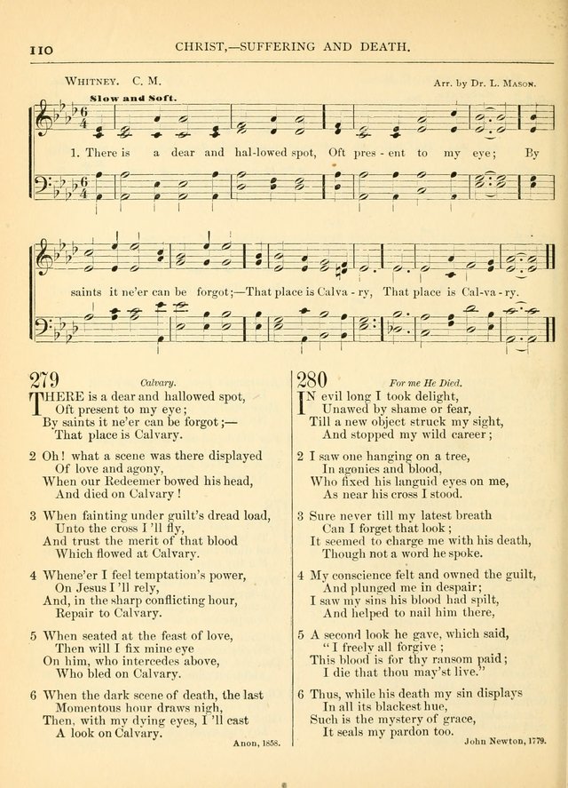 Hymns for the Sanctuary and Social Worship: with tunes page 112