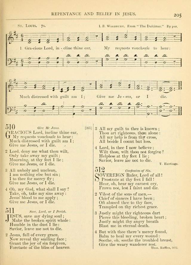 Hymns for the Sanctuary and Social Worship: with tunes page 205
