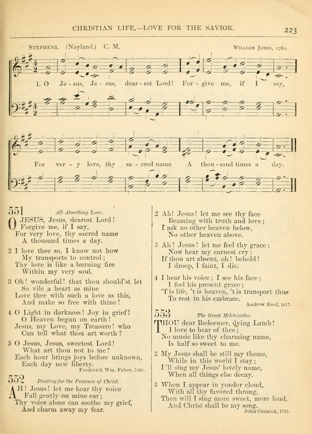 Hymns for the Sanctuary and Social Worship: with tunes page 223