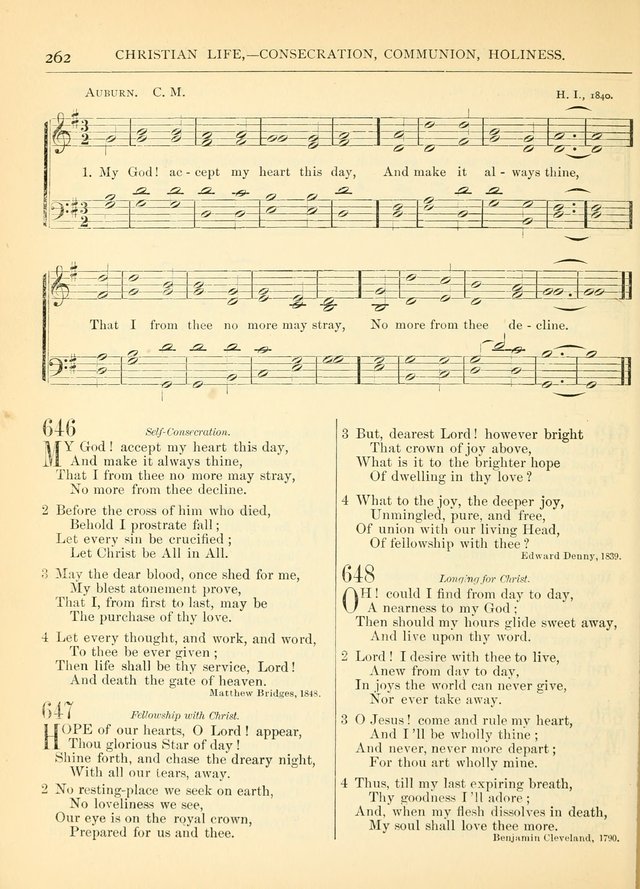 Hymns for the Sanctuary and Social Worship: with tunes page 262