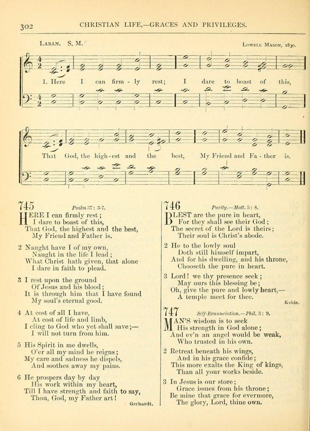 Hymns for the Sanctuary and Social Worship: with tunes page 304