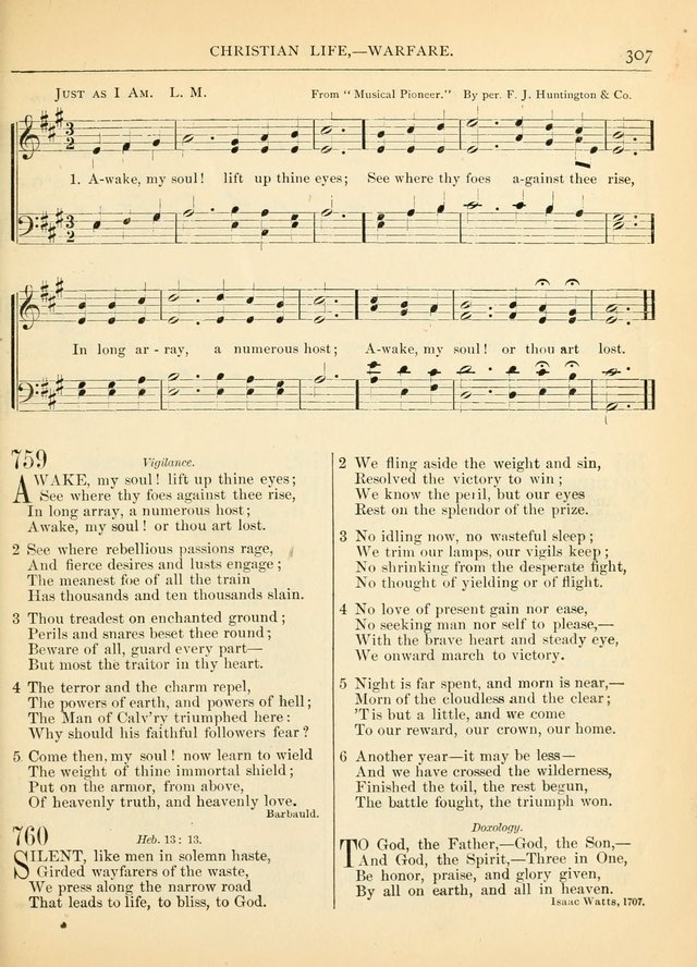 Hymns for the Sanctuary and Social Worship: with tunes page 311